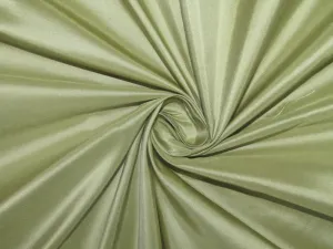 100% Pure SILK TAFFETA FABRIC Light Olive color 54" wide TAF225[2]
