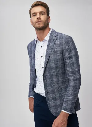 16869 Navy Blue Slim Fit Jacket