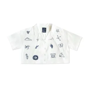 AGUSTINA - ARMINDA CROP SHIRT