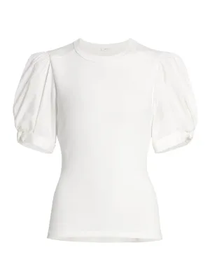 A.l.c. Casey Puff Sleeve Tee, Size Large