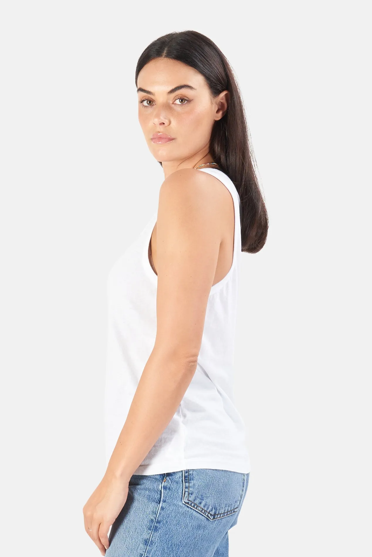 Beach Tank Optic White