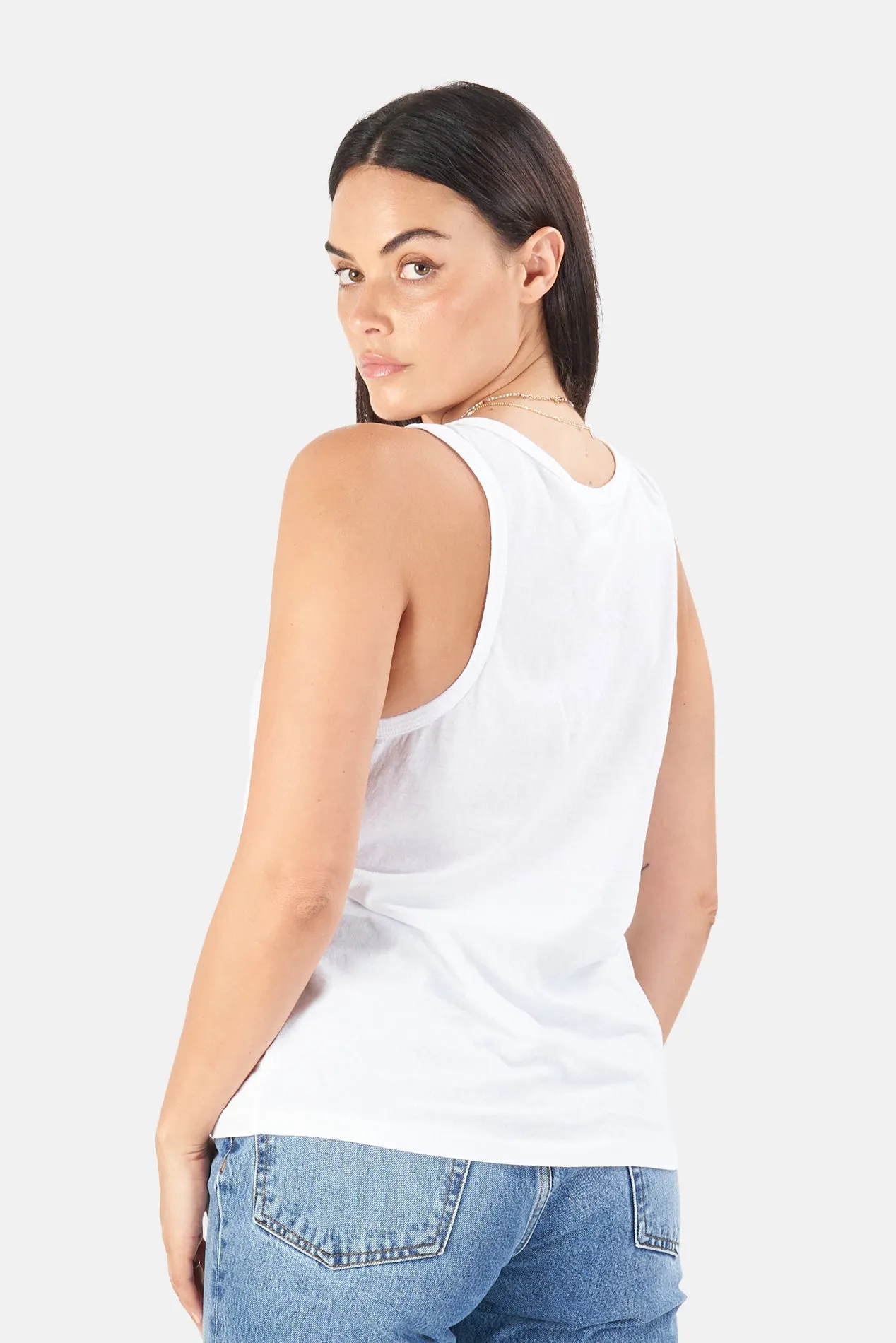 Beach Tank Optic White