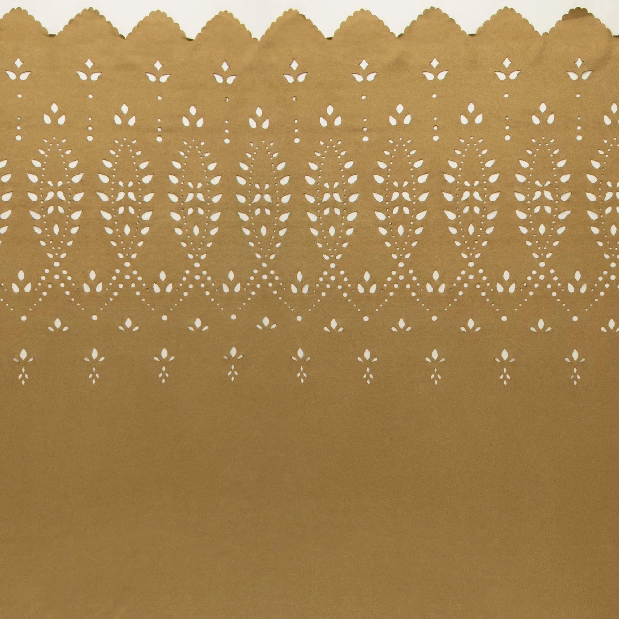 Bordered Suede Knit - AIYANA - 001 - Tan