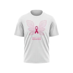 Breast Cancer Awareness Short Sleeve Shirt - Butterfly