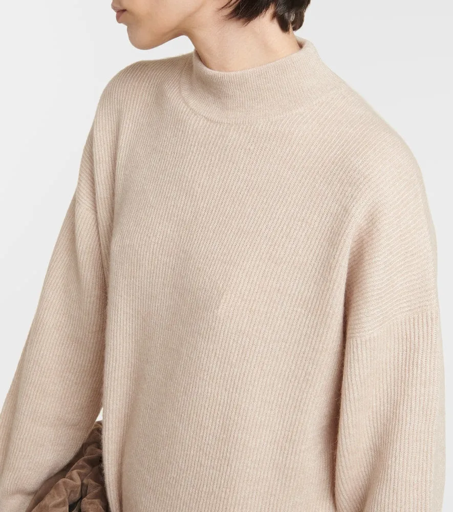 Brunello Cucinelli Alpaca and cotton midi dress