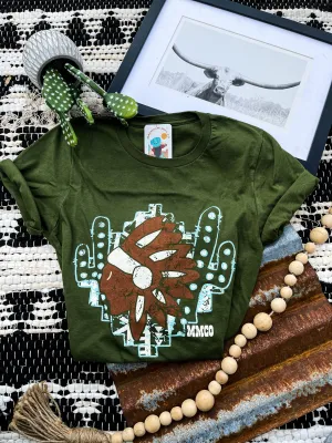 Cactus Chief Graphic- Olive