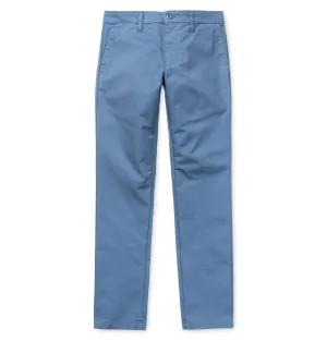 Carhartt WIP Sid Pant – Prussian Blue – Rinsed