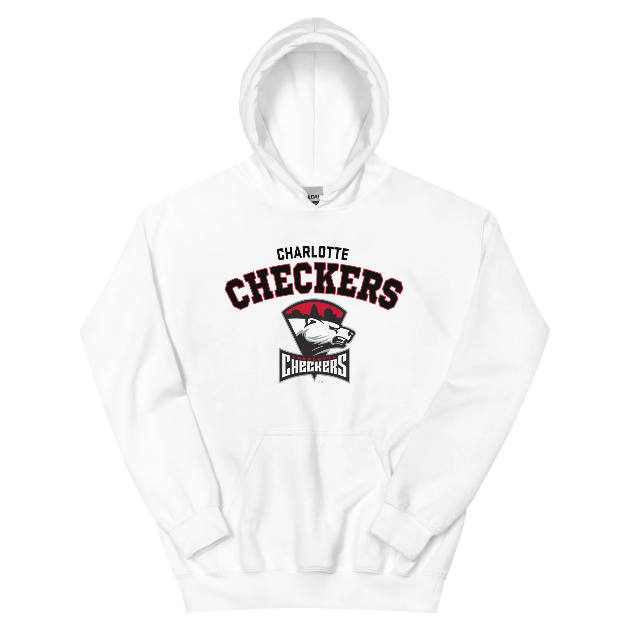 Charlotte Checkers Adult Arch Pullover Hoodie