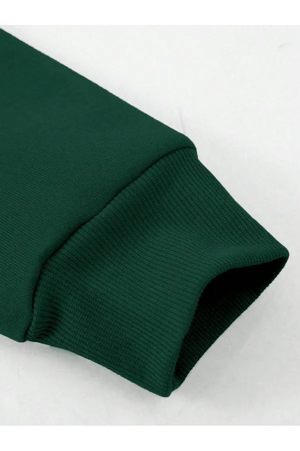 Cozy Fleece-Lined Winter Hoodies With Kangaroo Pocket - 2082