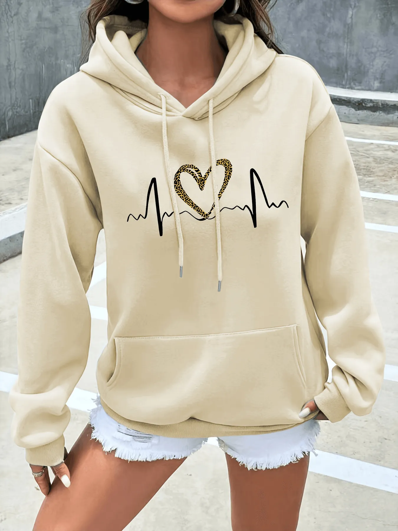 Cozy Fleece-Lined Winter Hoodies With Kangaroo Pocket - 2082