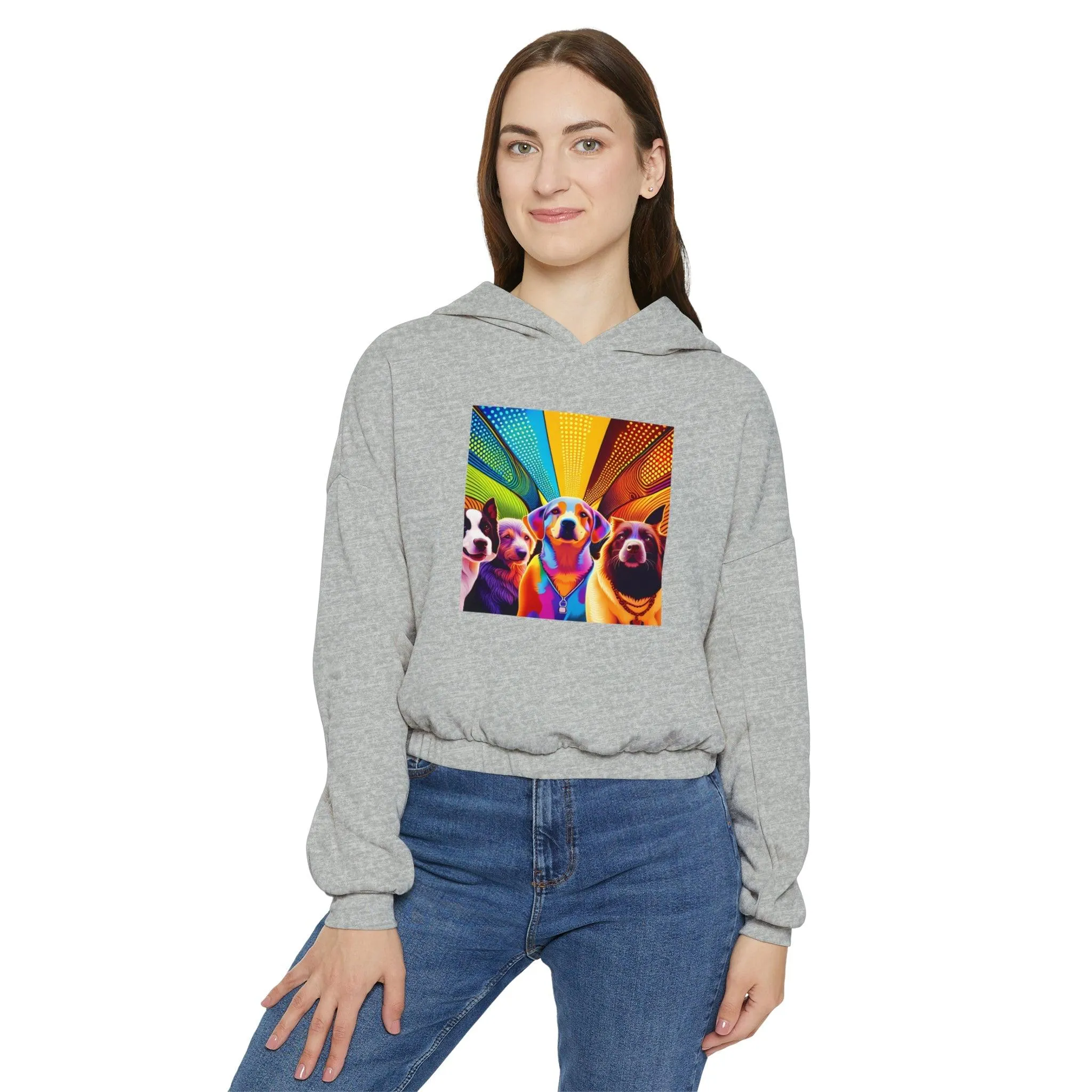 Dog Celebs Women's Cinched Bottom Hoodie
