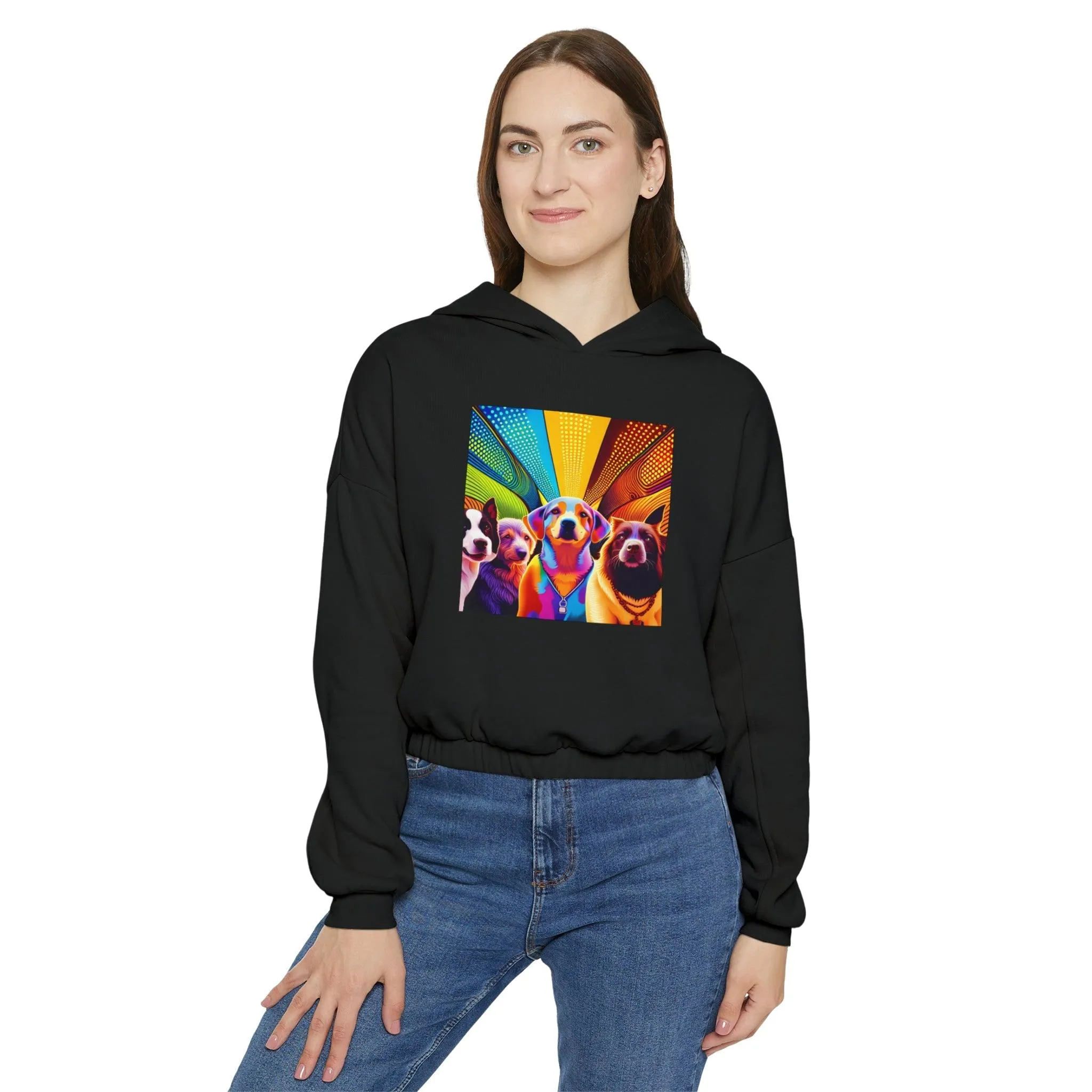 Dog Celebs Women's Cinched Bottom Hoodie