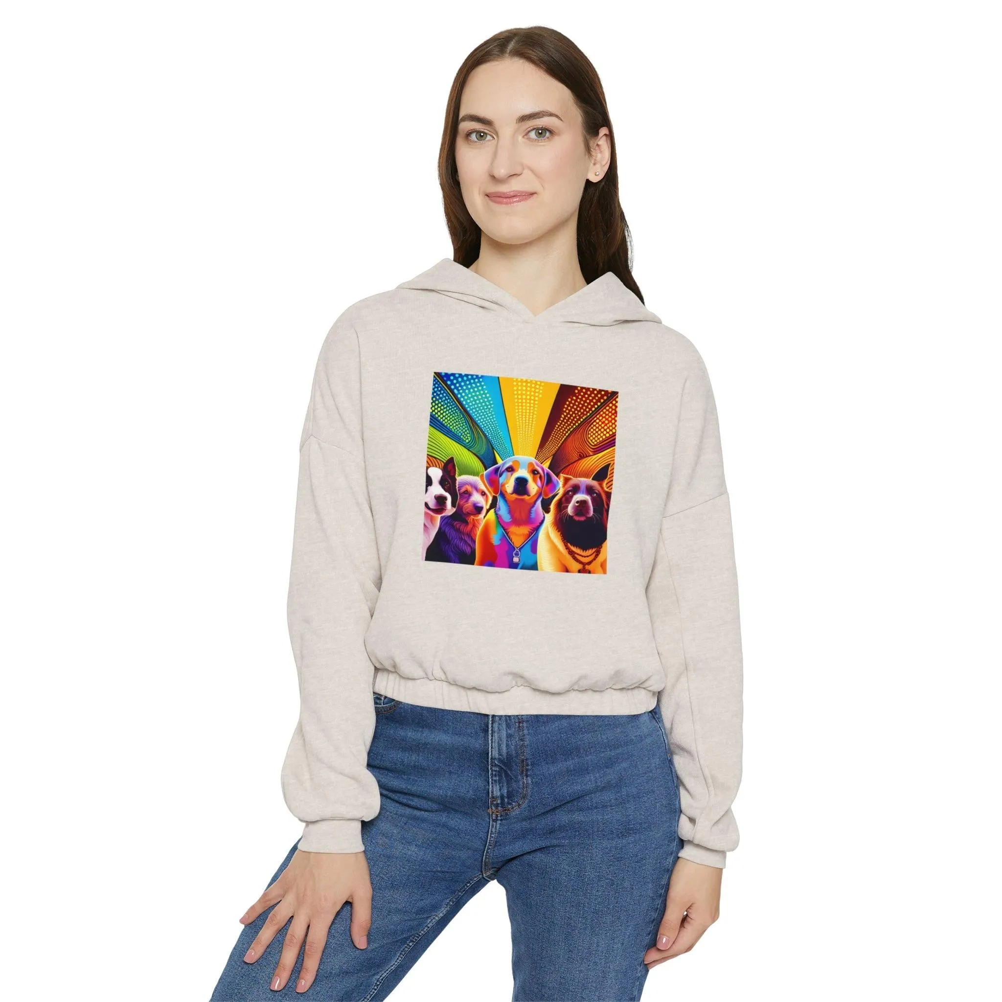 Dog Celebs Women's Cinched Bottom Hoodie