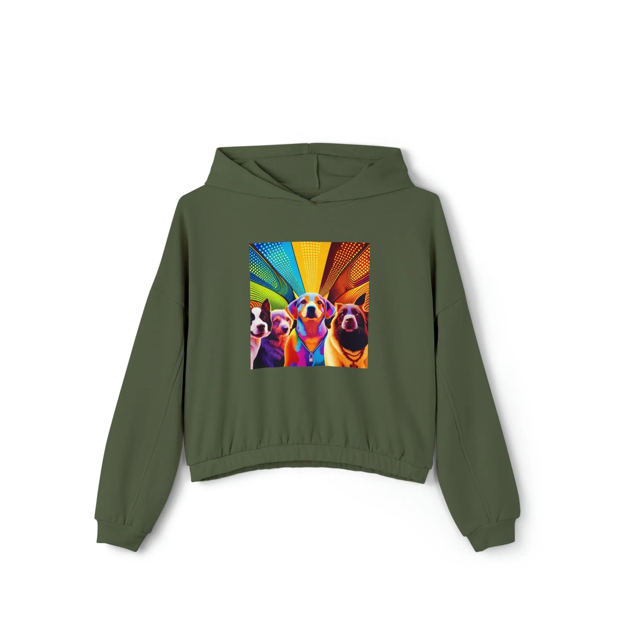 Dog Celebs Women's Cinched Bottom Hoodie