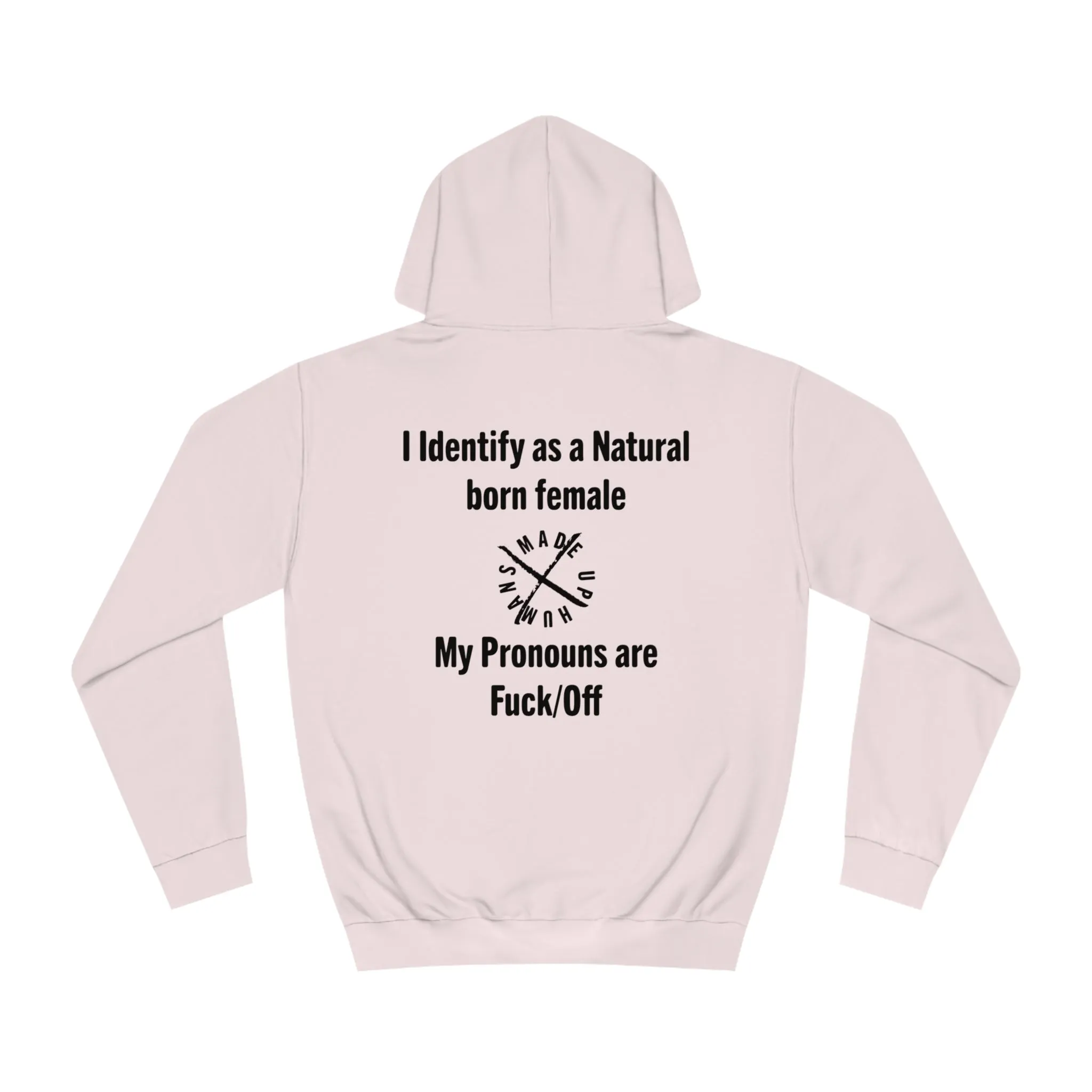 Female JB & Pro-Noun "Fuck/Off" Unisex College Hoodie
