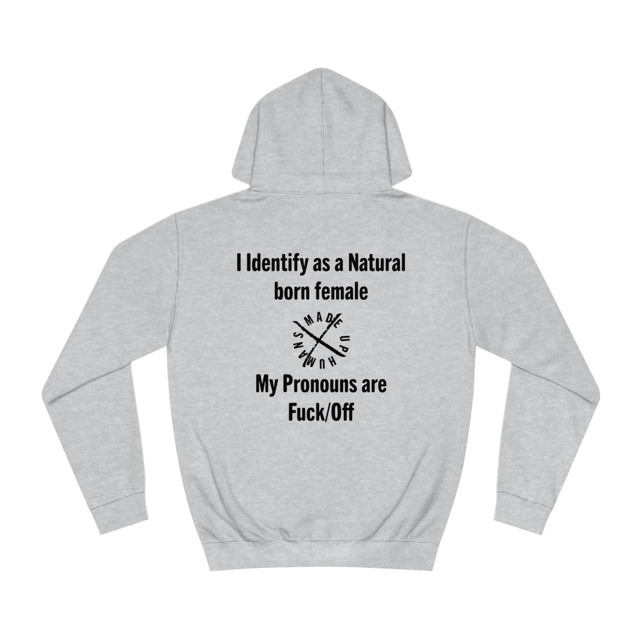 Female JB & Pro-Noun "Fuck/Off" Unisex College Hoodie