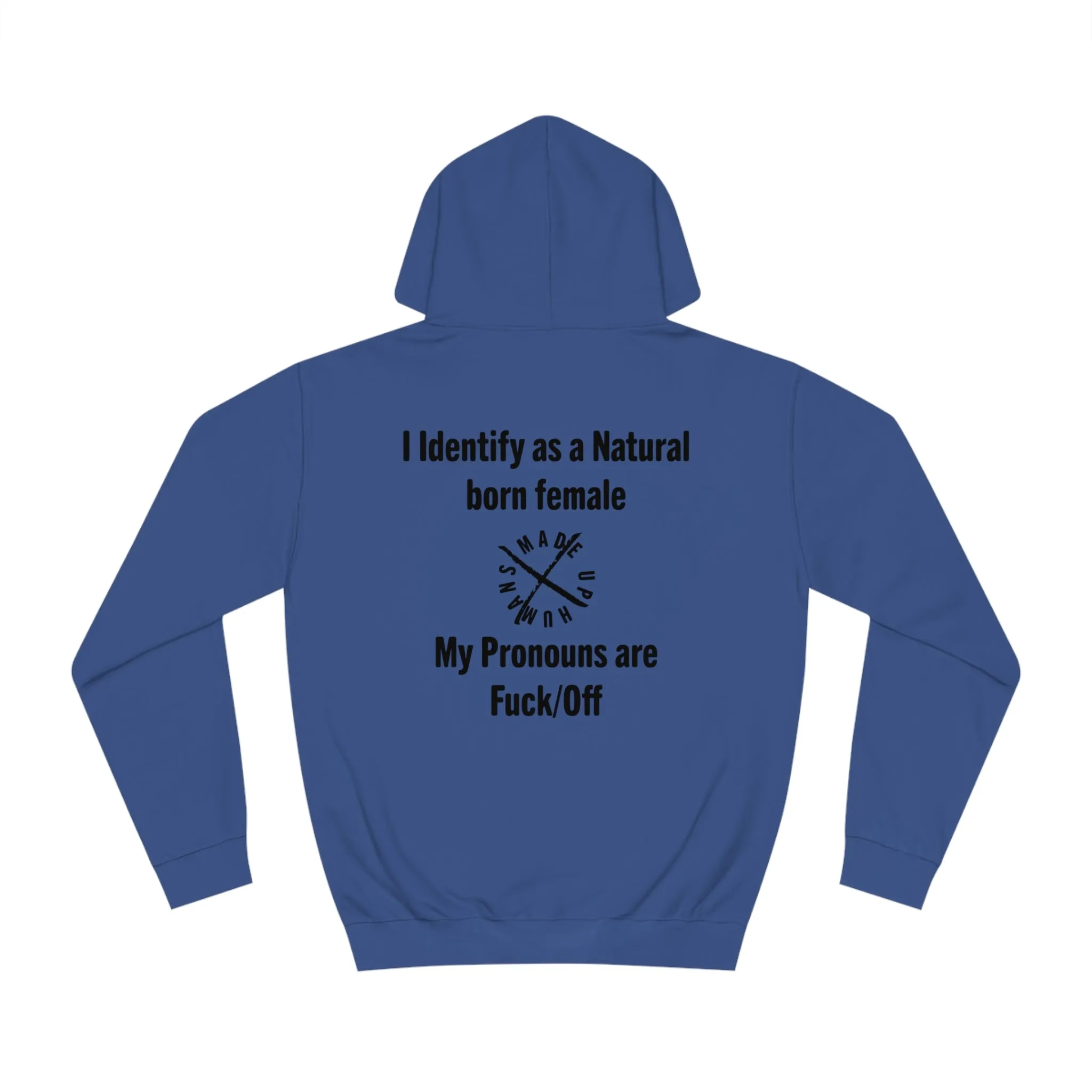 Female JB & Pro-Noun "Fuck/Off" Unisex College Hoodie