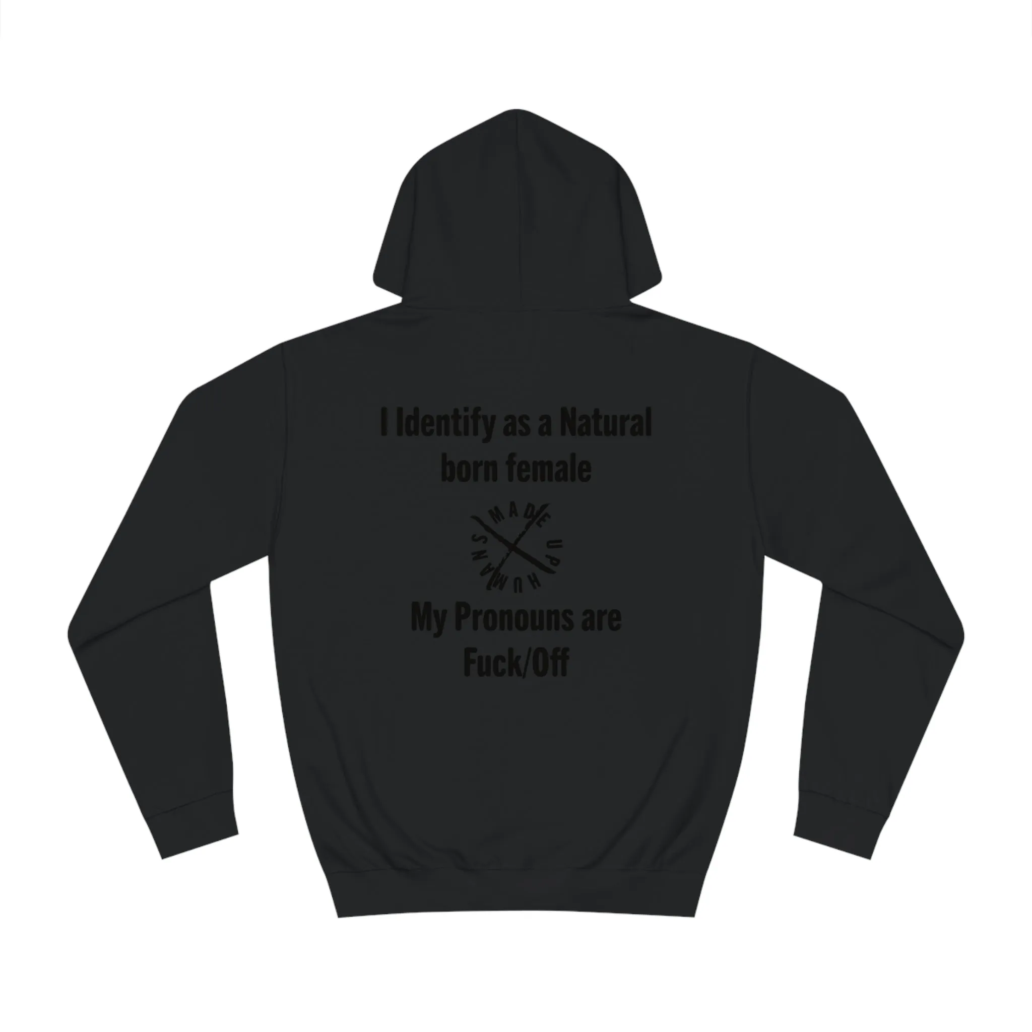 Female JB & Pro-Noun "Fuck/Off" Unisex College Hoodie