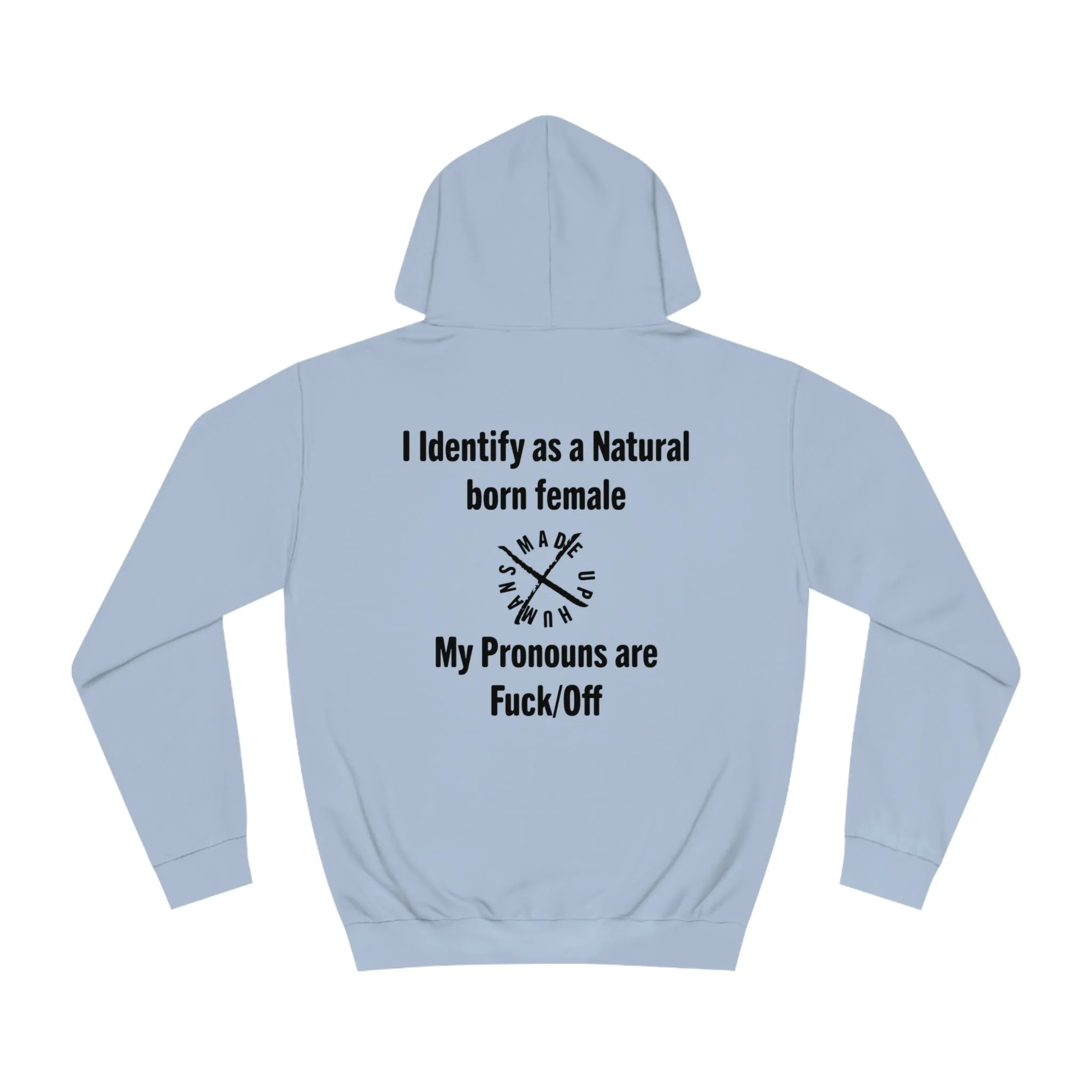 Female JB & Pro-Noun "Fuck/Off" Unisex College Hoodie