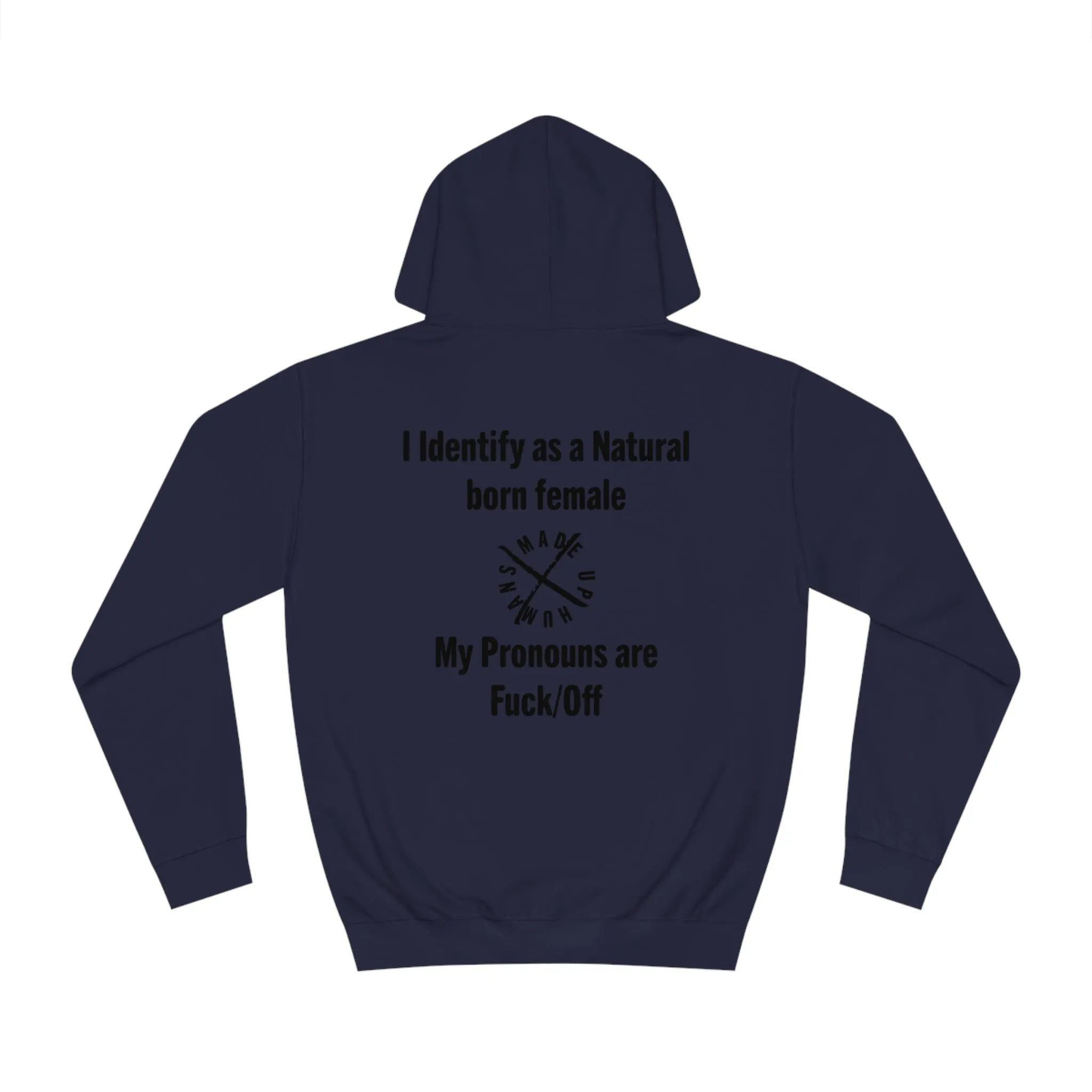 Female JB & Pro-Noun "Fuck/Off" Unisex College Hoodie