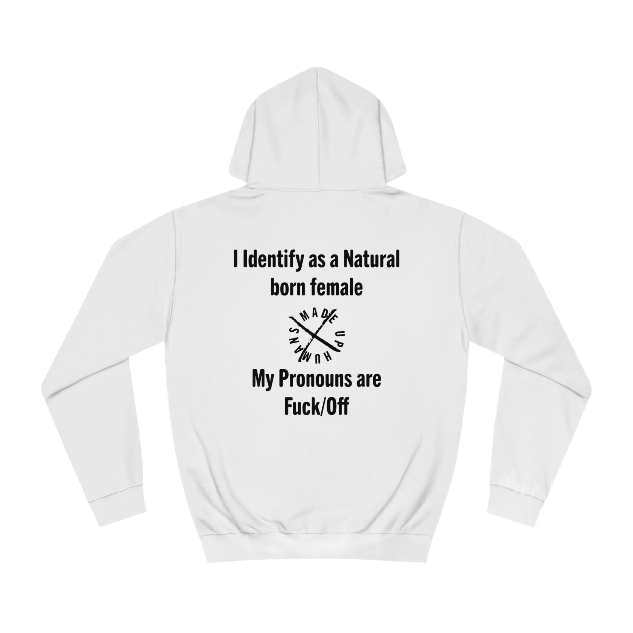 Female JB & Pro-Noun "Fuck/Off" Unisex College Hoodie