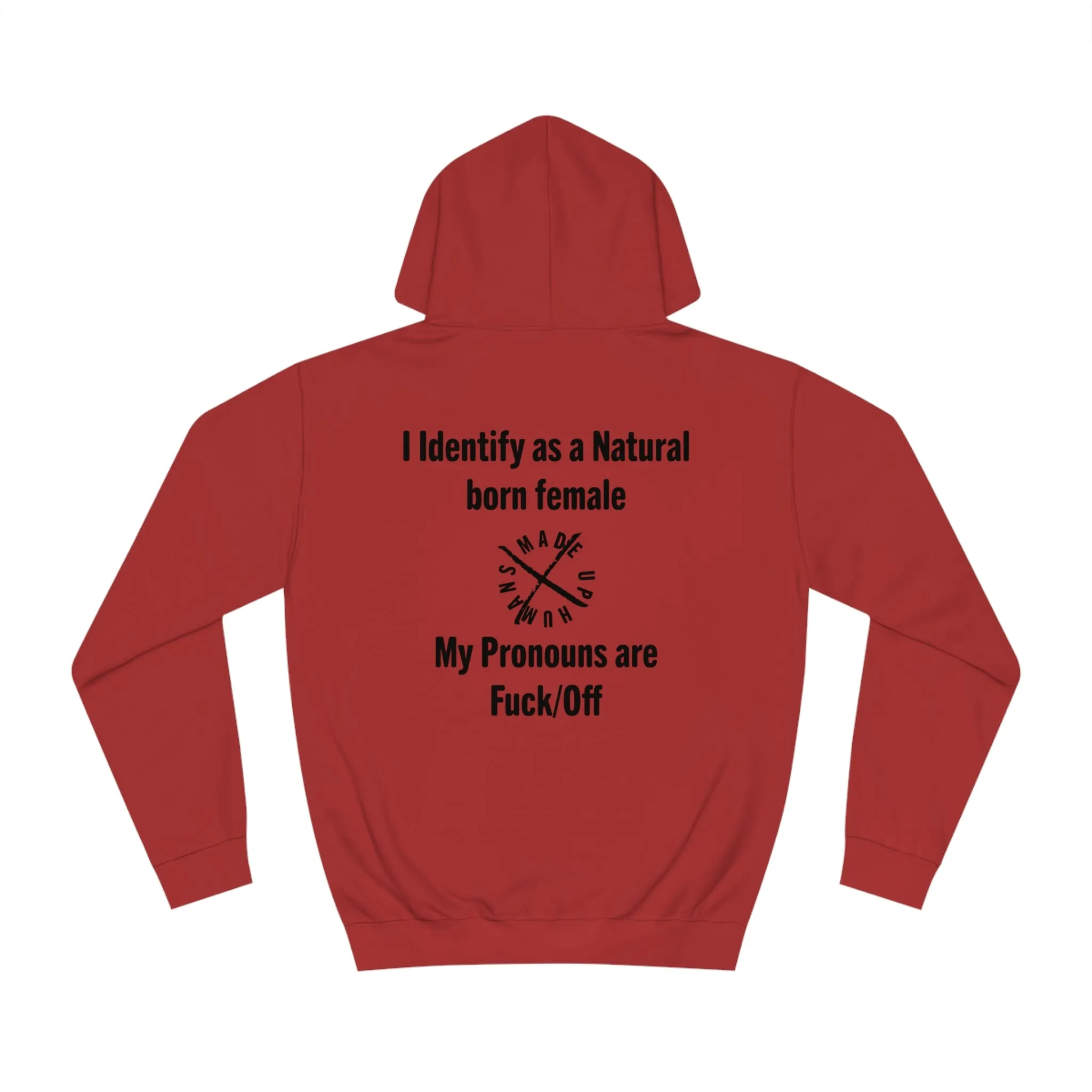 Female JB & Pro-Noun "Fuck/Off" Unisex College Hoodie