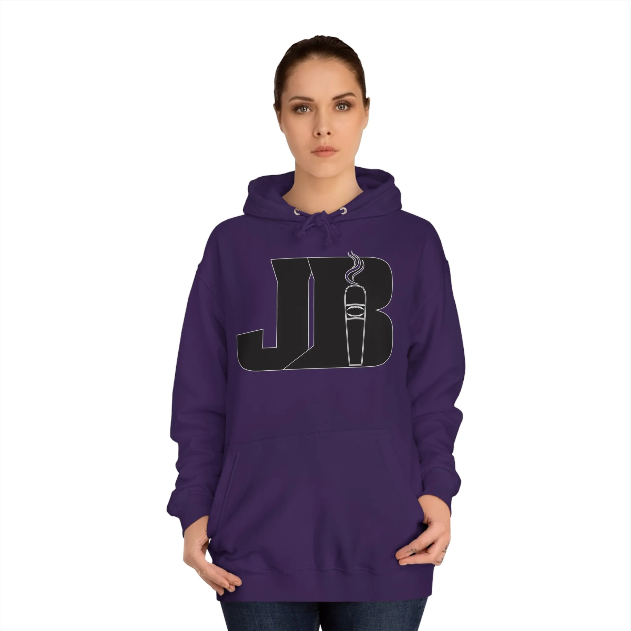 Female JB & Pro-Noun "Fuck/Off" Unisex College Hoodie