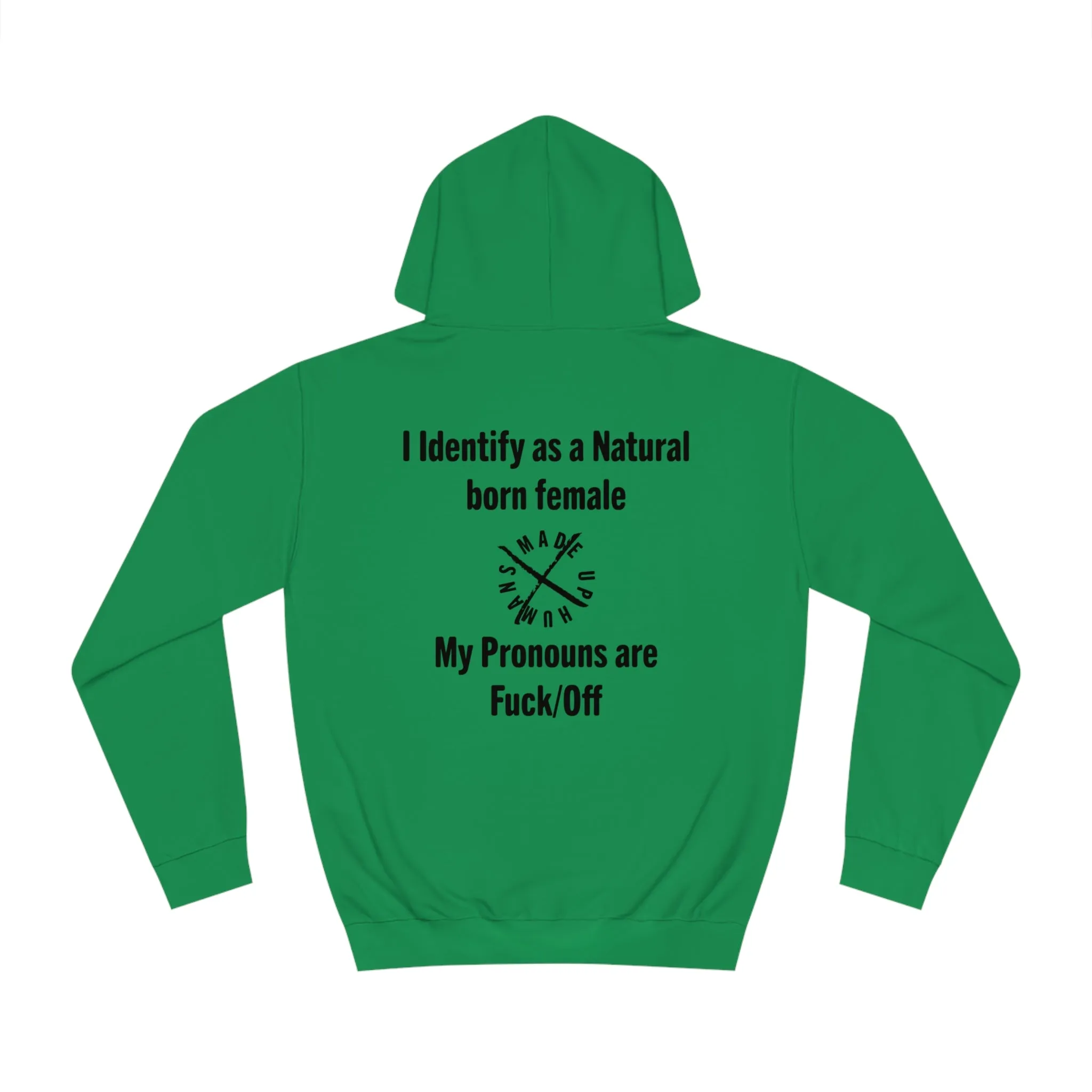 Female JB & Pro-Noun "Fuck/Off" Unisex College Hoodie