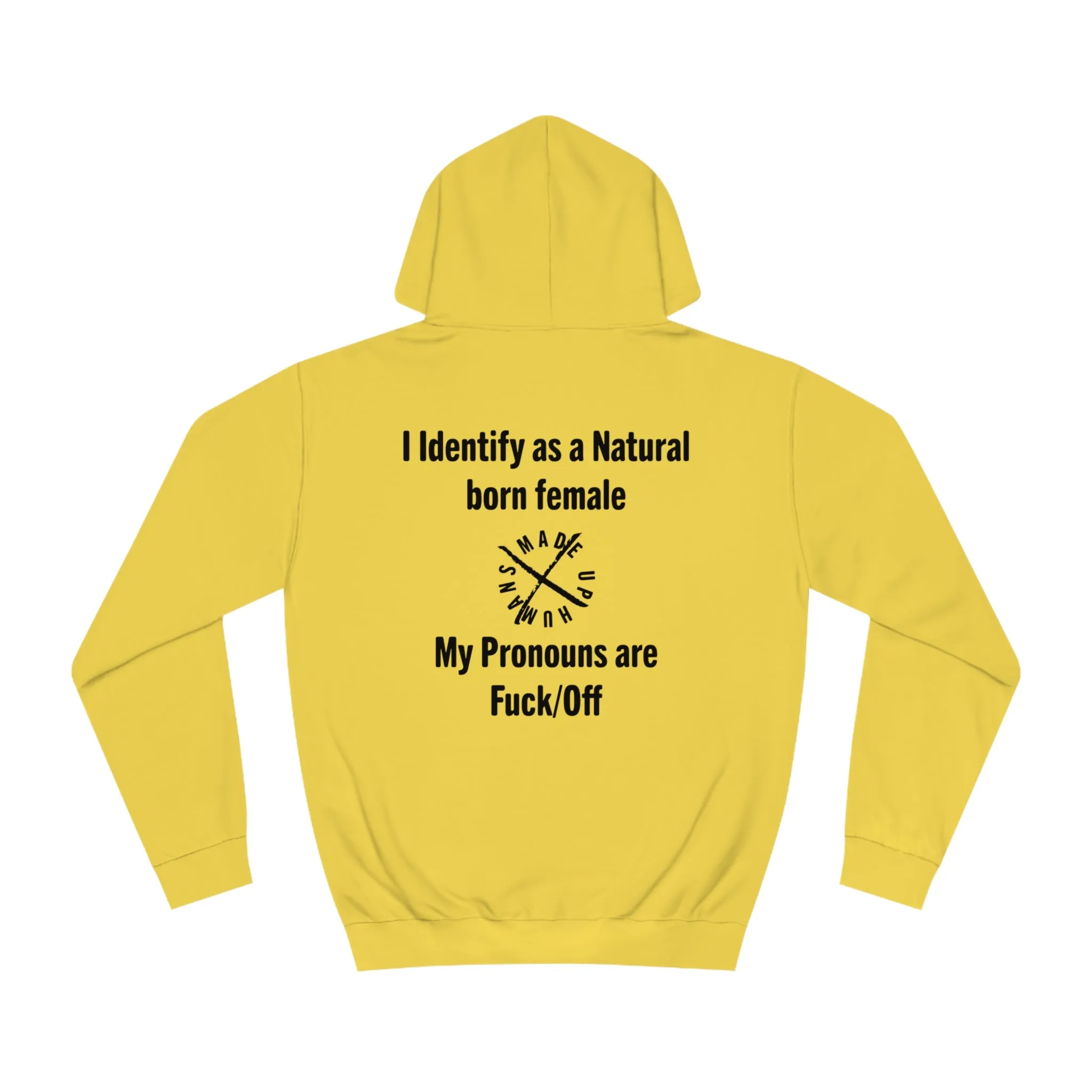 Female JB & Pro-Noun "Fuck/Off" Unisex College Hoodie