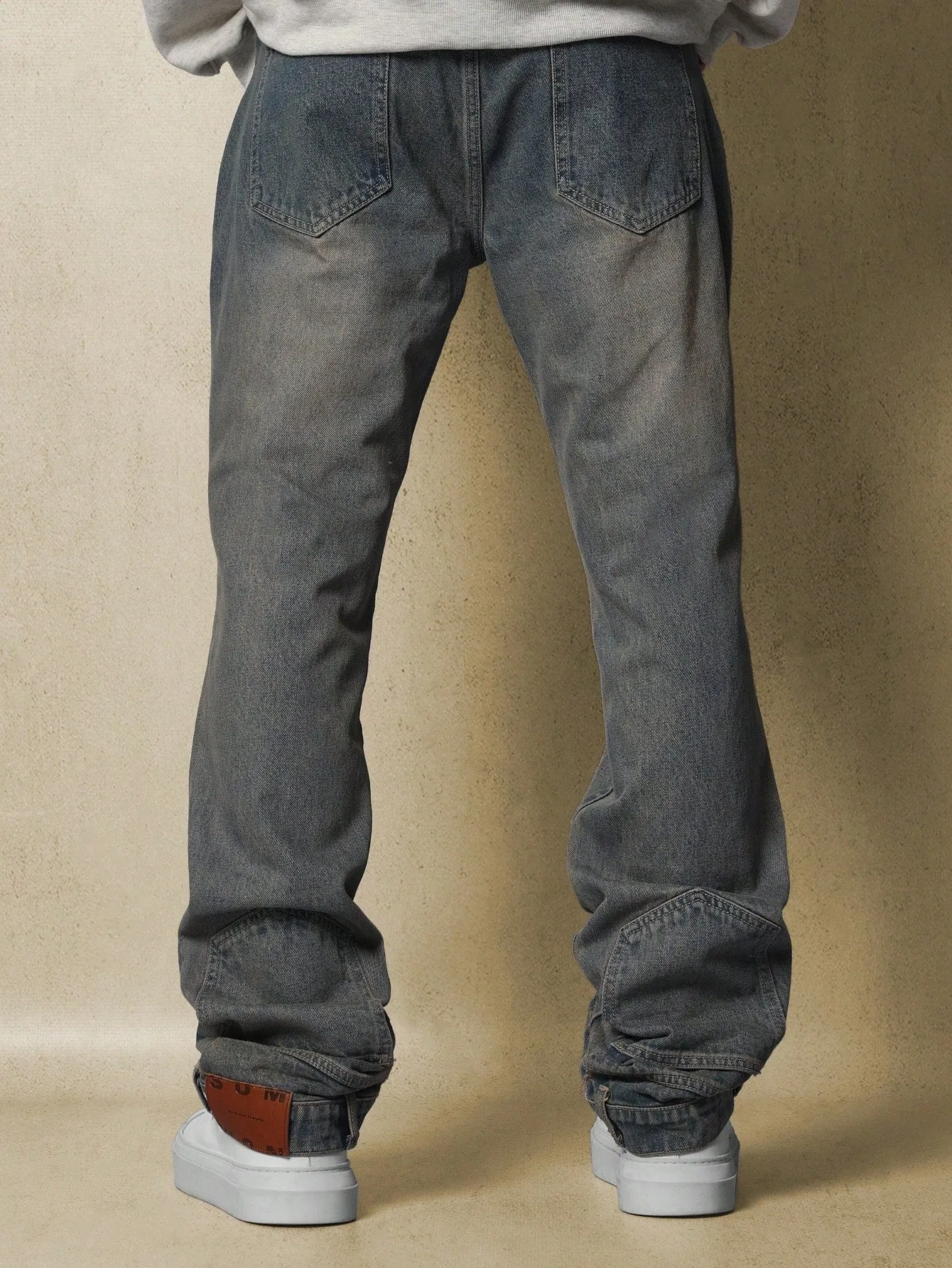 Flare Fit Washed Mix And Match Jean