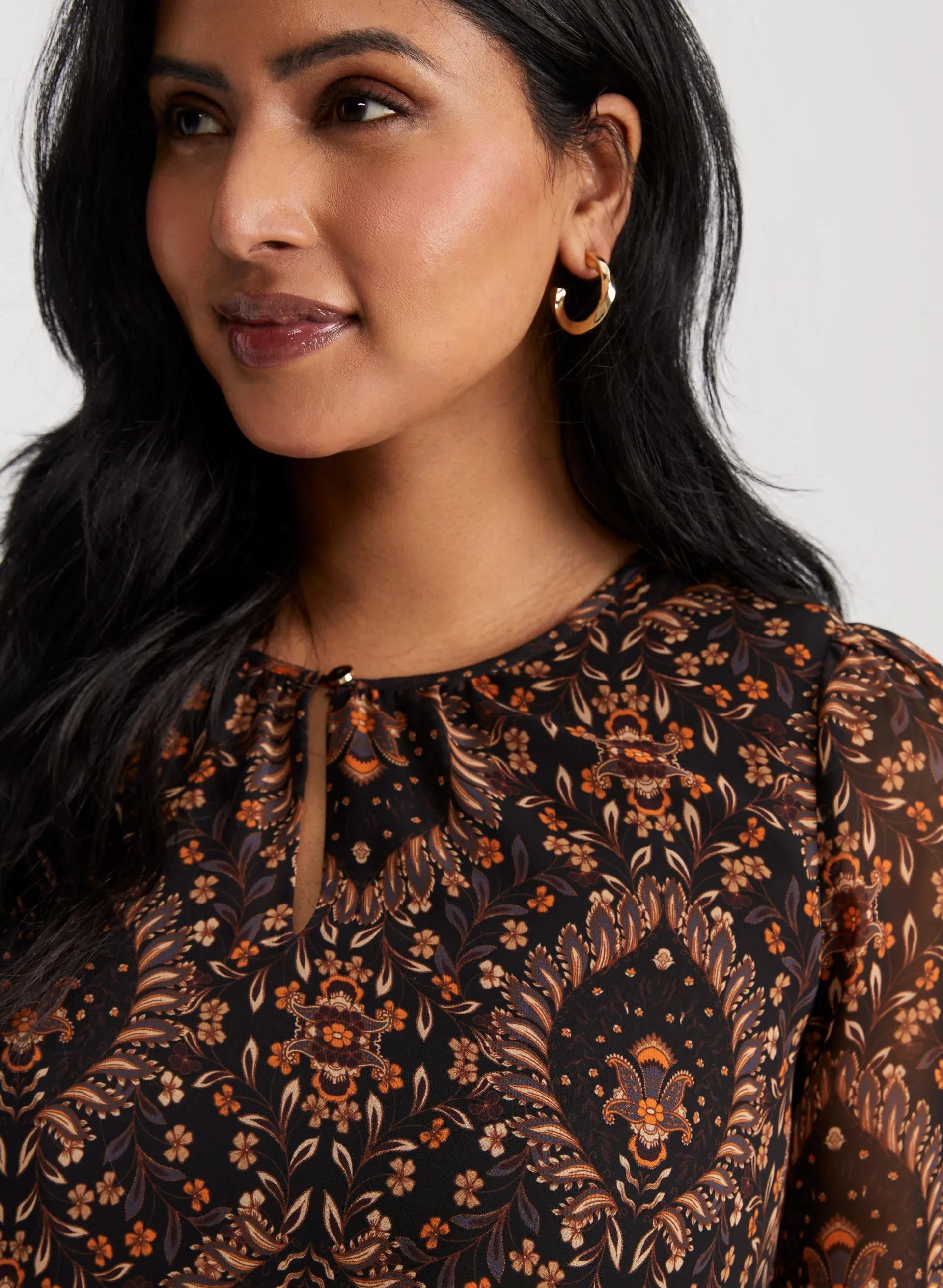 Floral Print Blouse