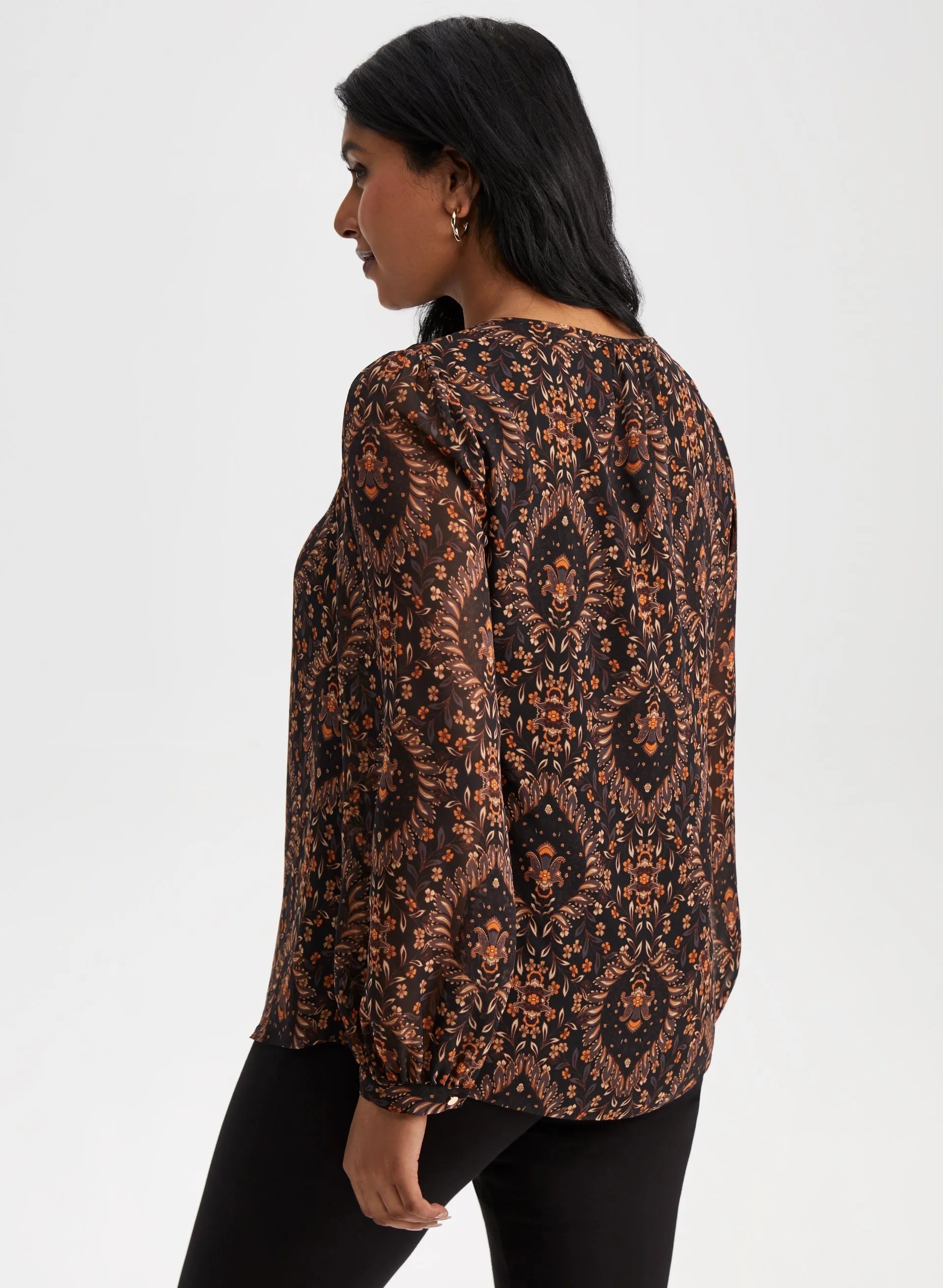 Floral Print Blouse