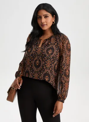 Floral Print Blouse