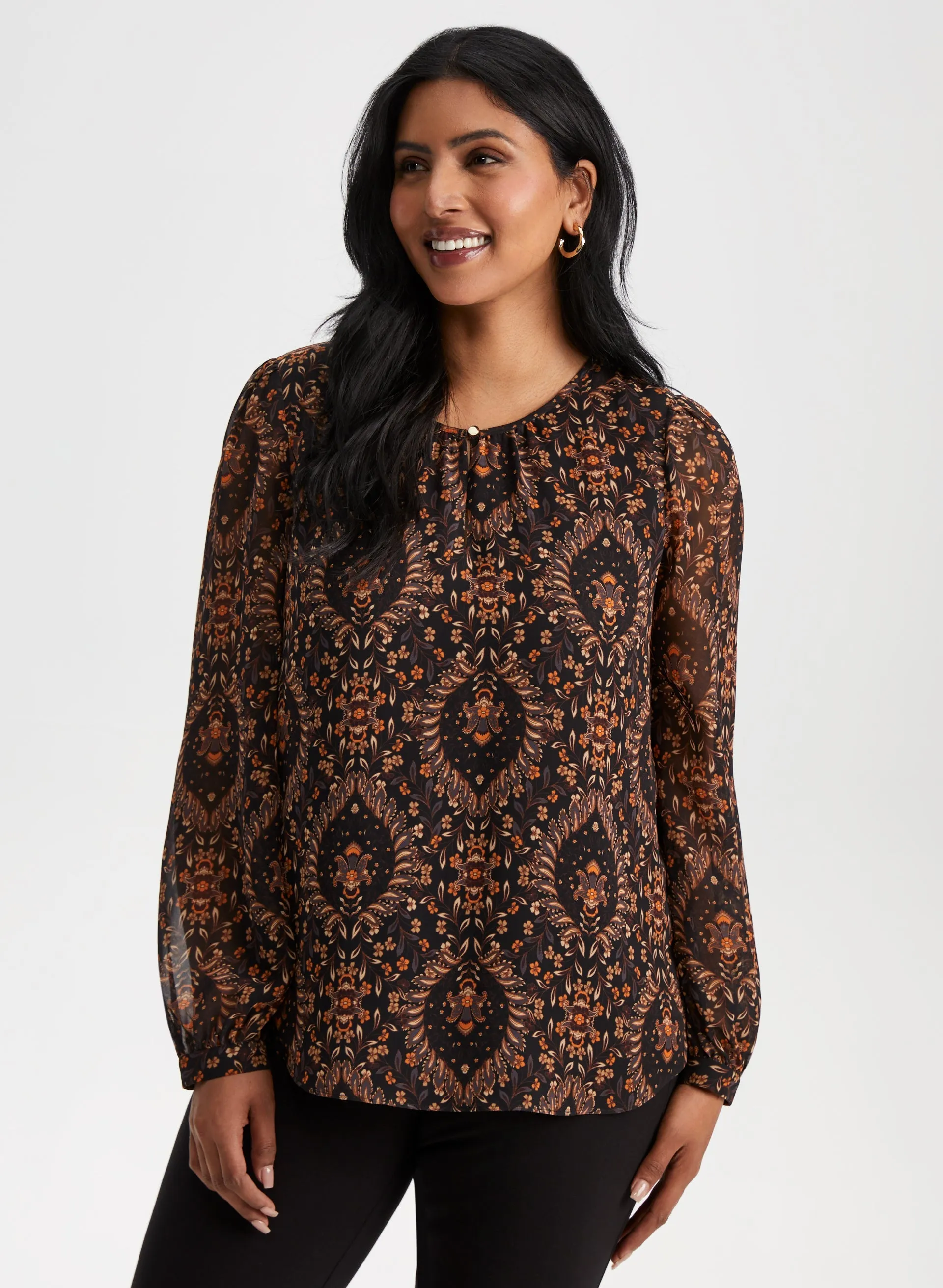 Floral Print Blouse