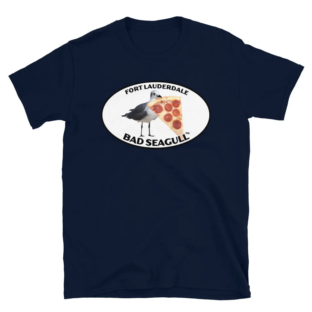Fort Lauderdale Bad Seagull with Pizza Tee