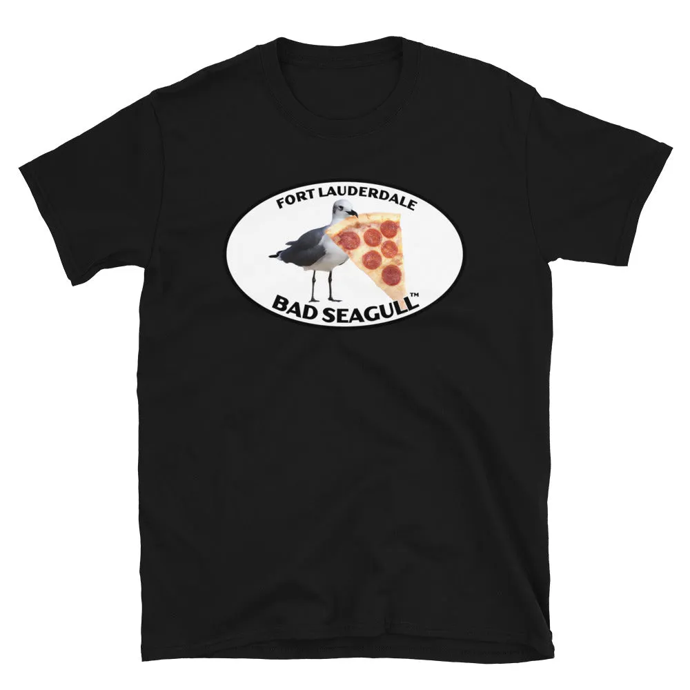 Fort Lauderdale Bad Seagull with Pizza Tee