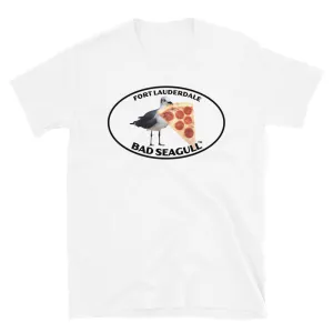 Fort Lauderdale Bad Seagull with Pizza Tee