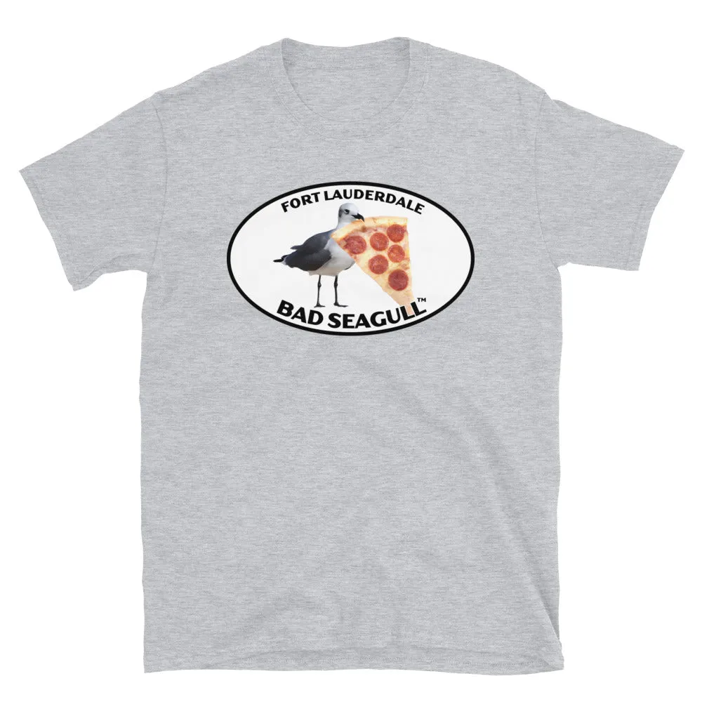 Fort Lauderdale Bad Seagull with Pizza Tee