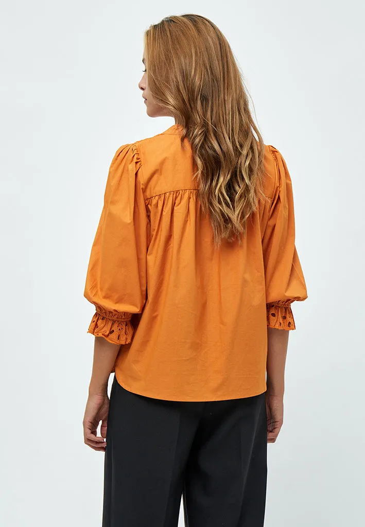 Francina Shirt - Peach Caramel
