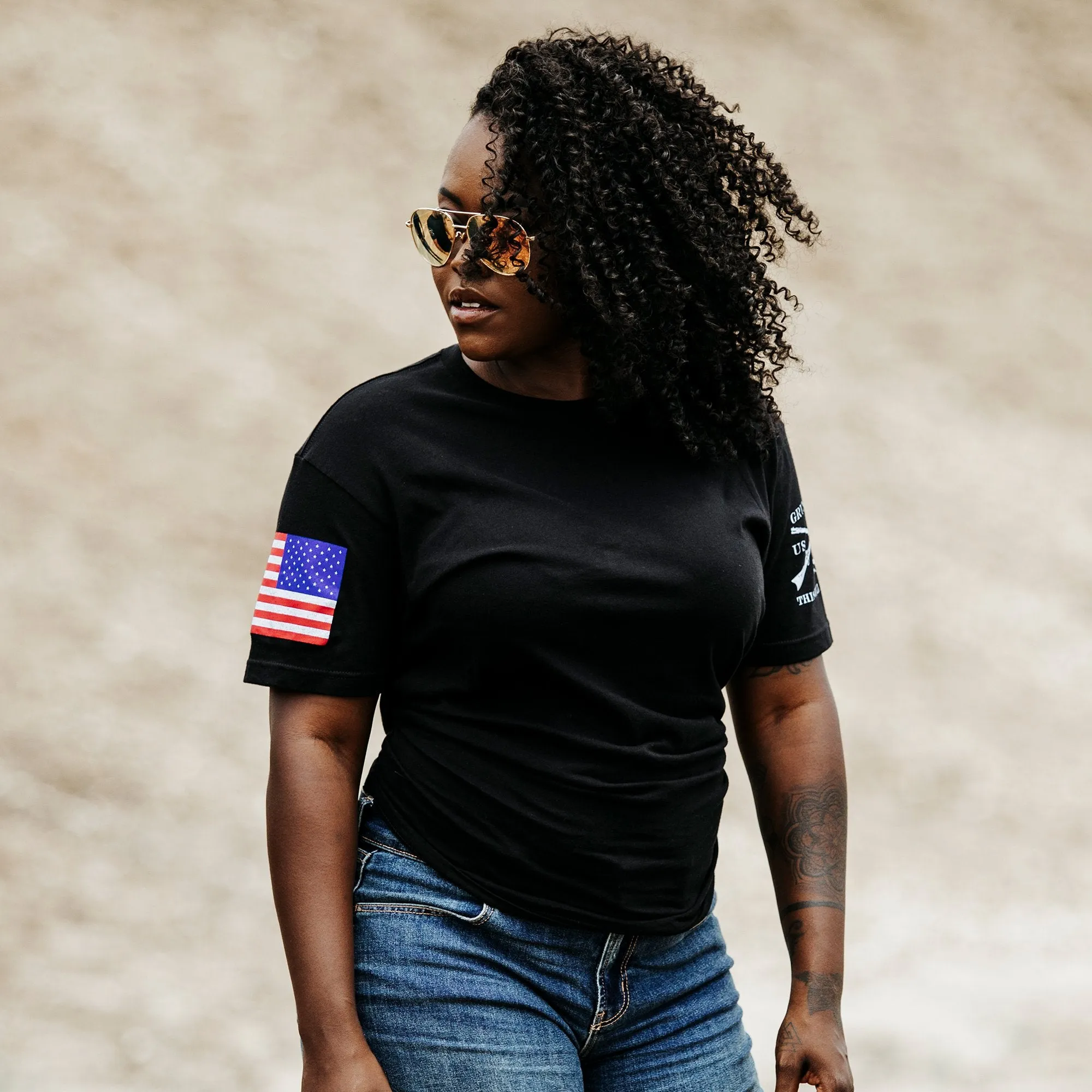 Full Color Flag Basic - Black