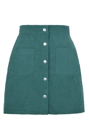 'Hermione' Corduroy High Rise Skirt (4 COLORS)