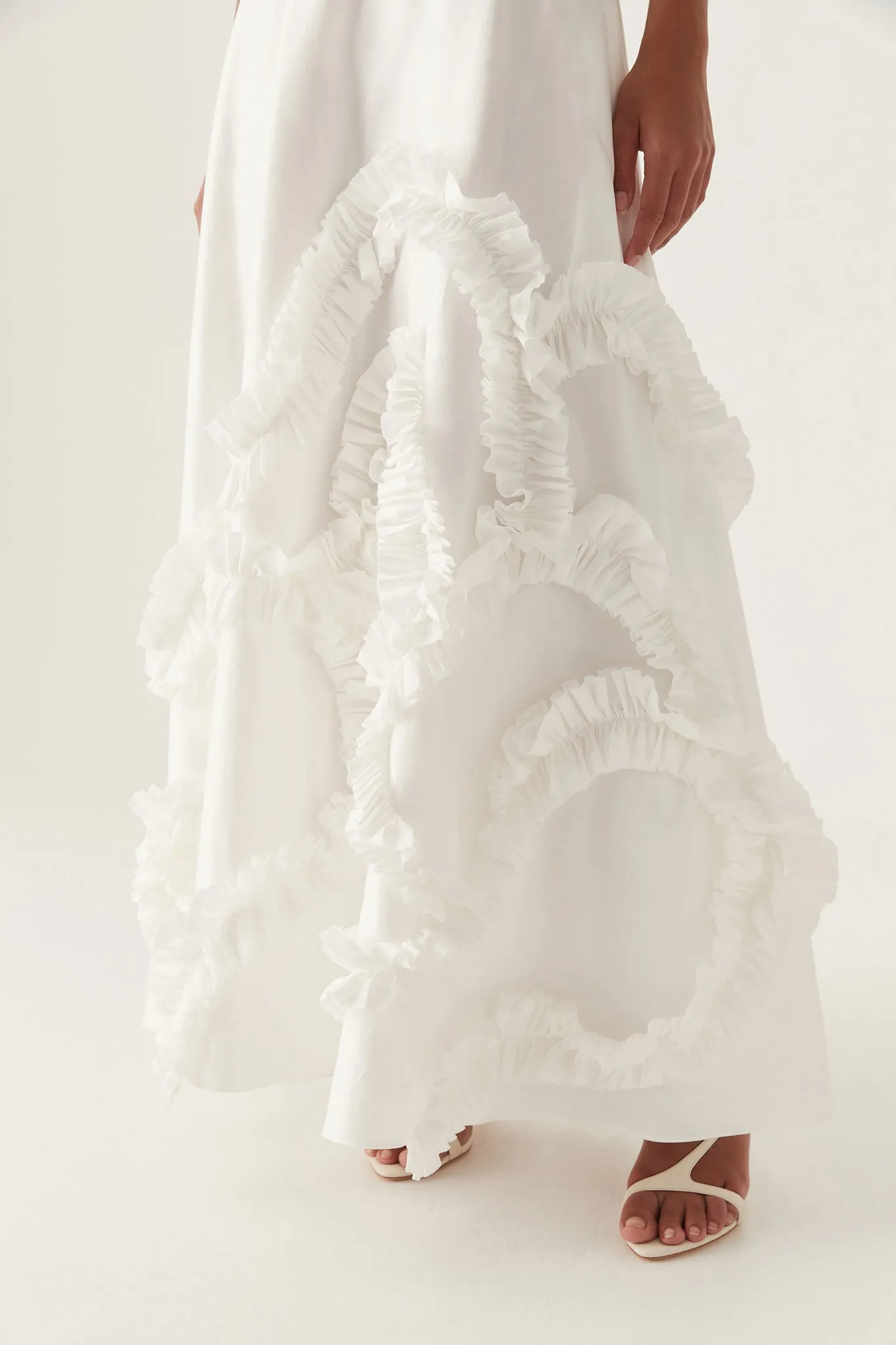 Kendra Frill Maxi Skirt
