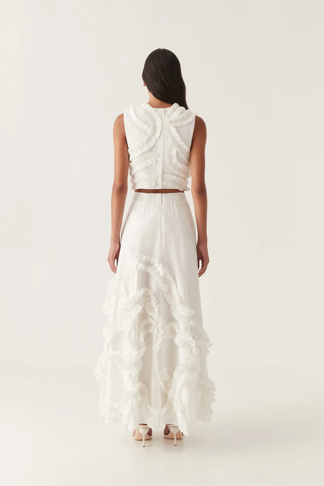 Kendra Frill Maxi Skirt