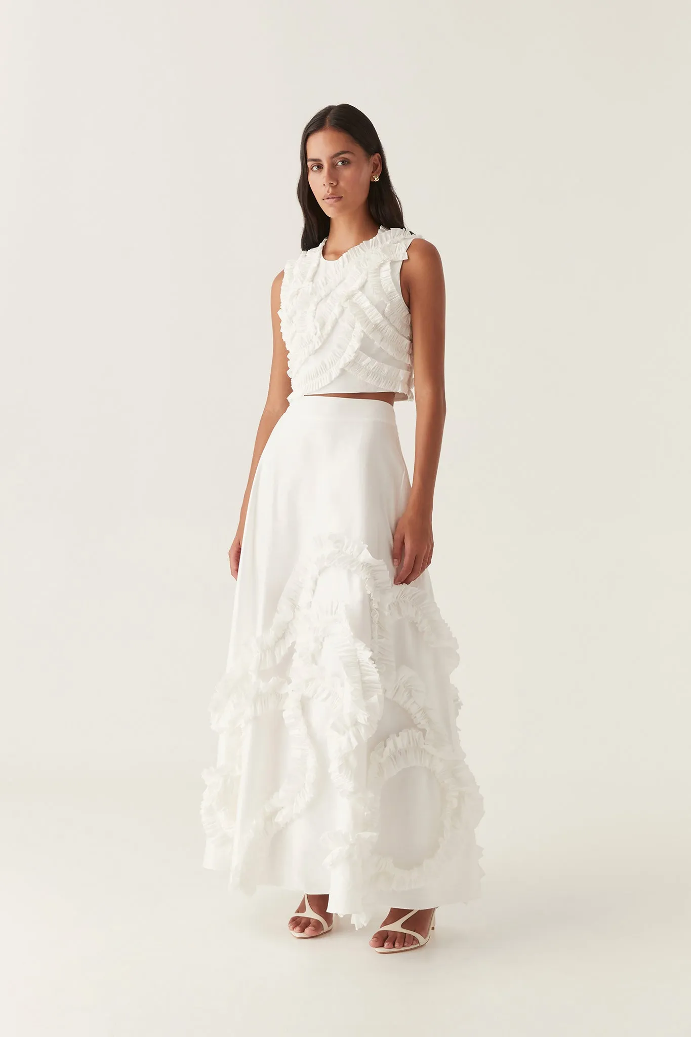 Kendra Frill Maxi Skirt