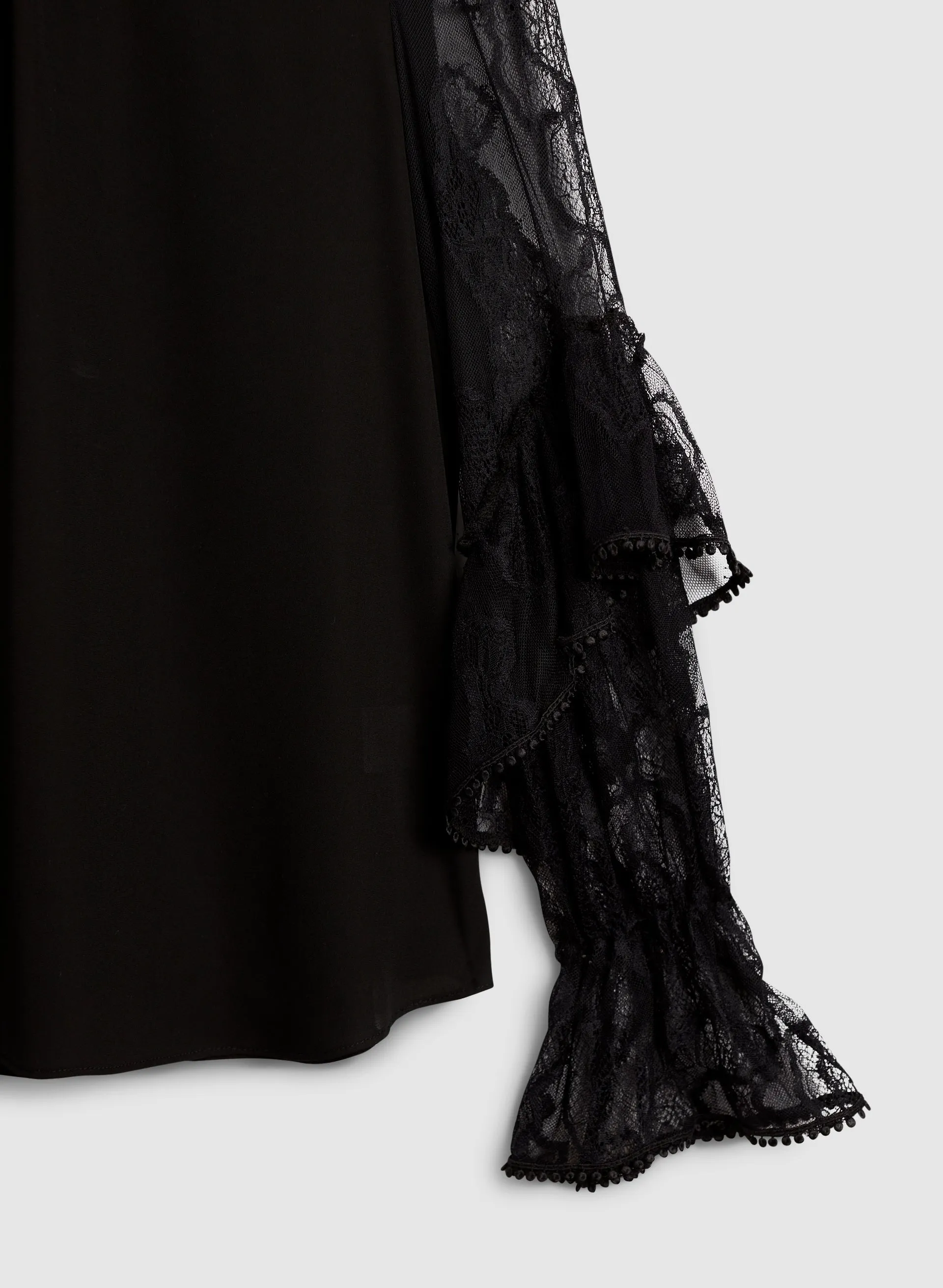 Lace Sleeve Blouse