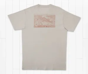 M SS Etched Bass Tee