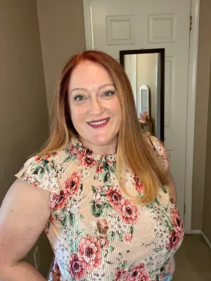 Making Me Blush Floral Top