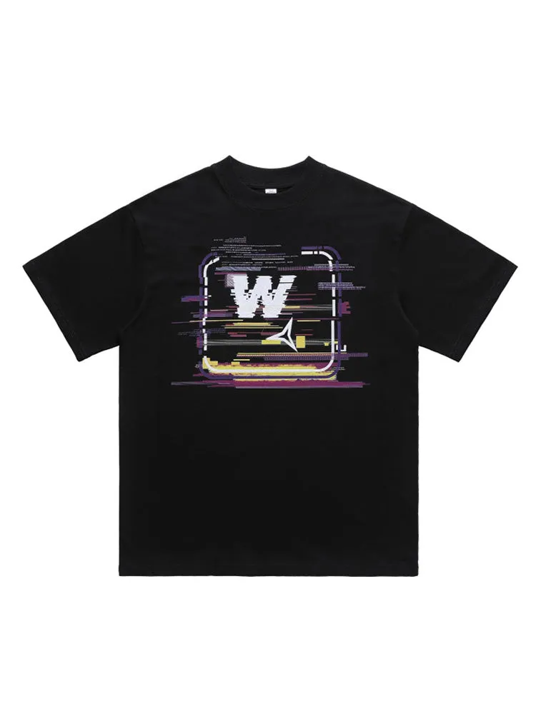 Men'S Street Fashion Tees With Letter Print