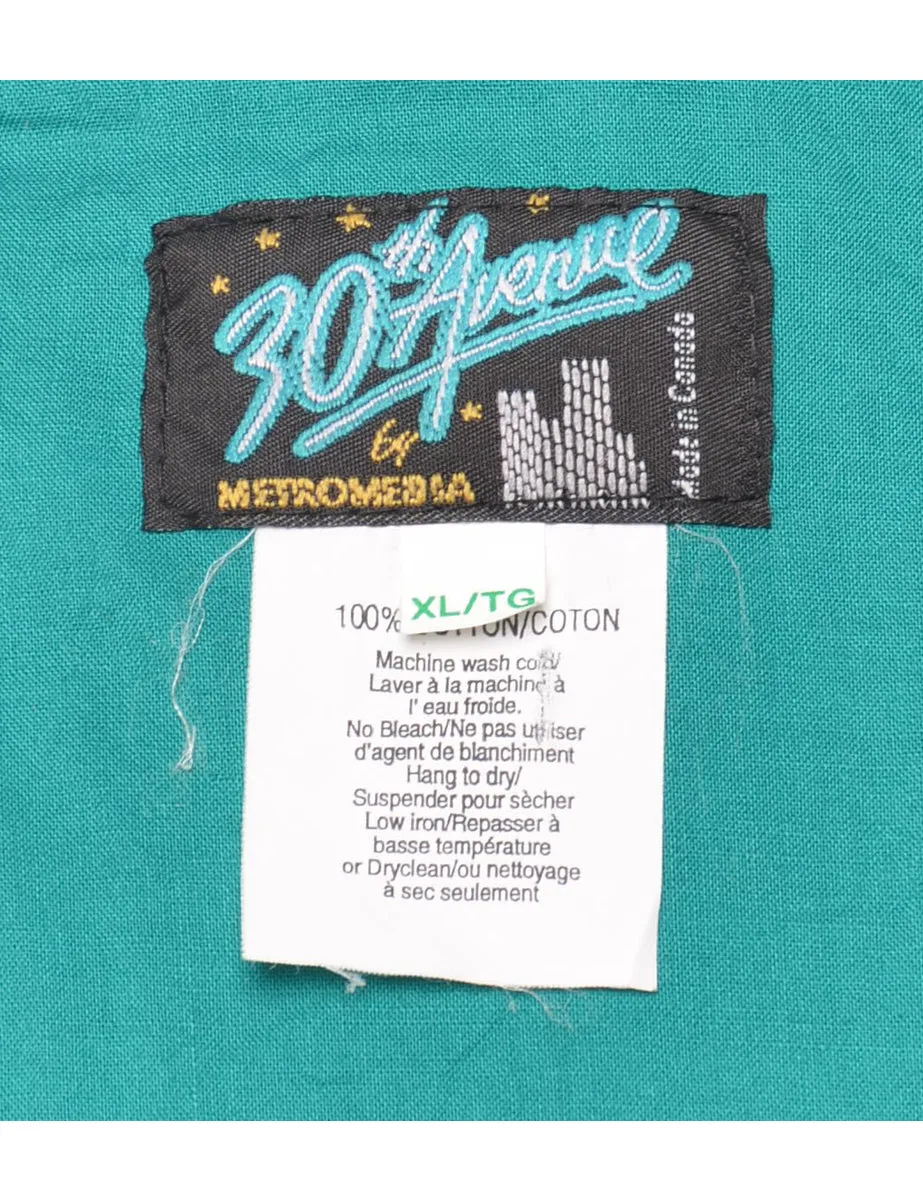 Metromedia Black & Green Classic Jacket - XL