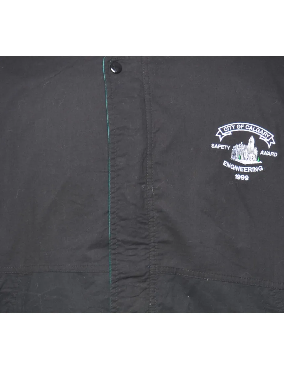 Metromedia Black & Green Classic Jacket - XL